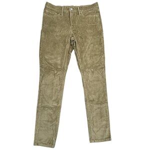 Levi's Womens Size W31 L30 Corduroy Jeans Tan Straight Leg 5 Pocket Mid Rise